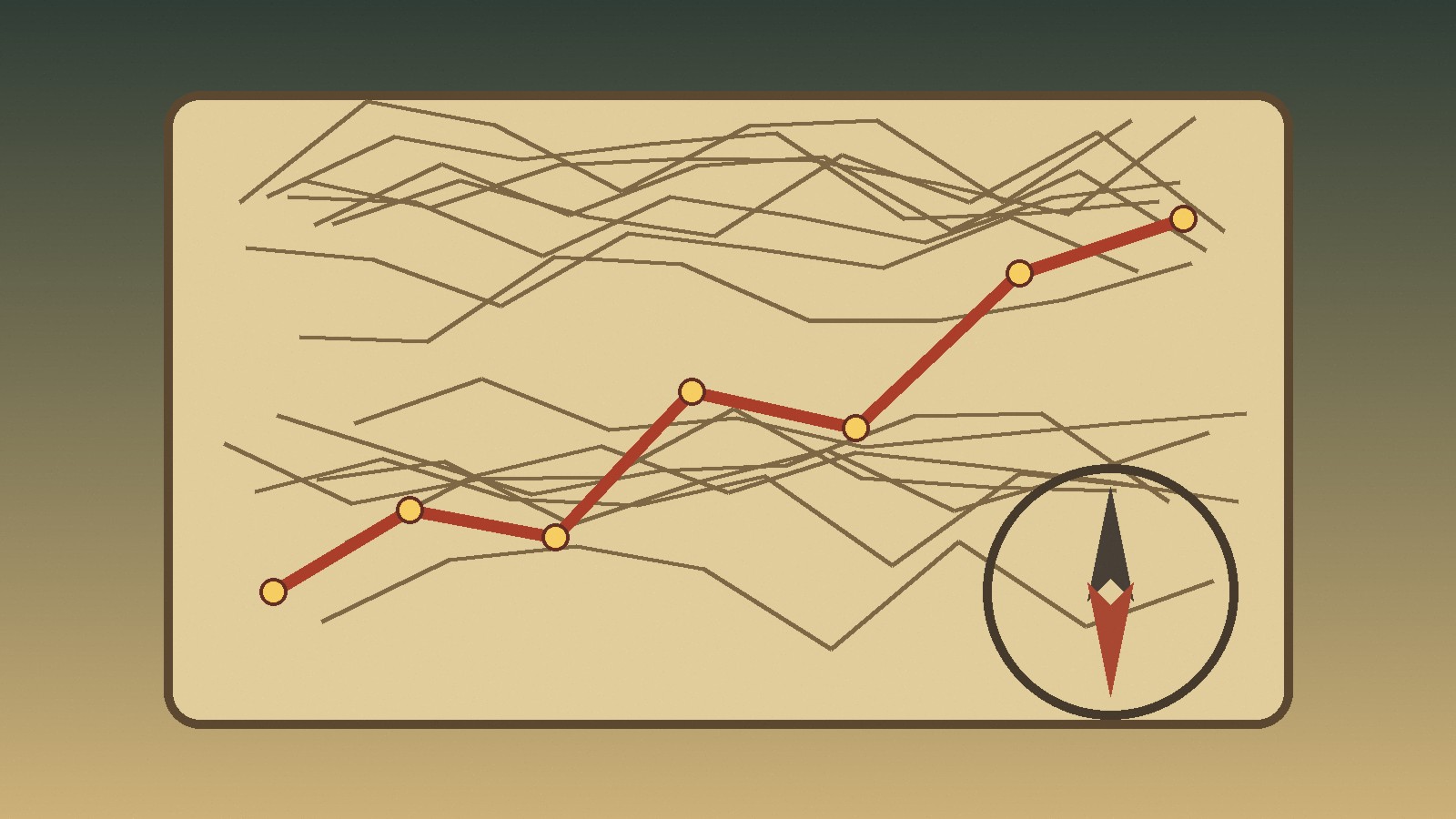Map and guide placeholder